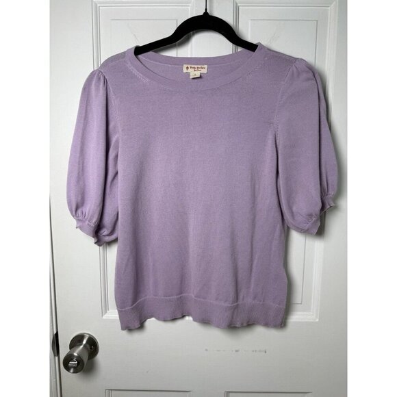 Brooks Brothers Red Fleece Women’s Tight Knit Short Sleeve Sweater Sz Small - Picture 1 of 7